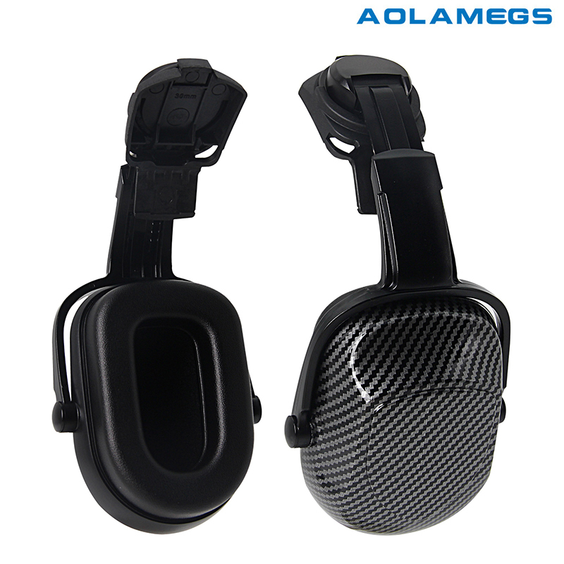 Aolamegs Carbon Fibre Earmuff,อุปกรณ์เสริมหมวกกันน็อค,การป้องกันเสียงรบกวน,การแยก,สแน็ปบน Earmuff,St