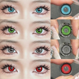 Eyeshare 1 คู่คอนแทคเลนส์สําหรับฮาโลวีนคอสเพลย์ที่มีสีสันคอน…