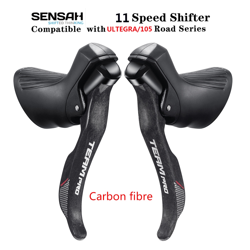 SENSAH แผนที่จักรยาน Shifter 2x11 ความเร็วเบรค Lever จักรยาน Derailleurs Groupset สําหรับ shimano R7