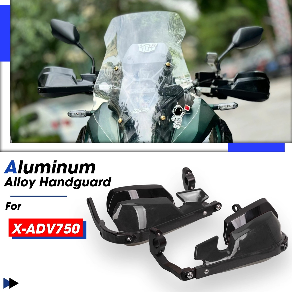 สําหรับ Honda X-ADV750 2017-2024 มือจับแฮนด์บาร์สูง ป้องกันมือ Handguard อลูมิเนียม