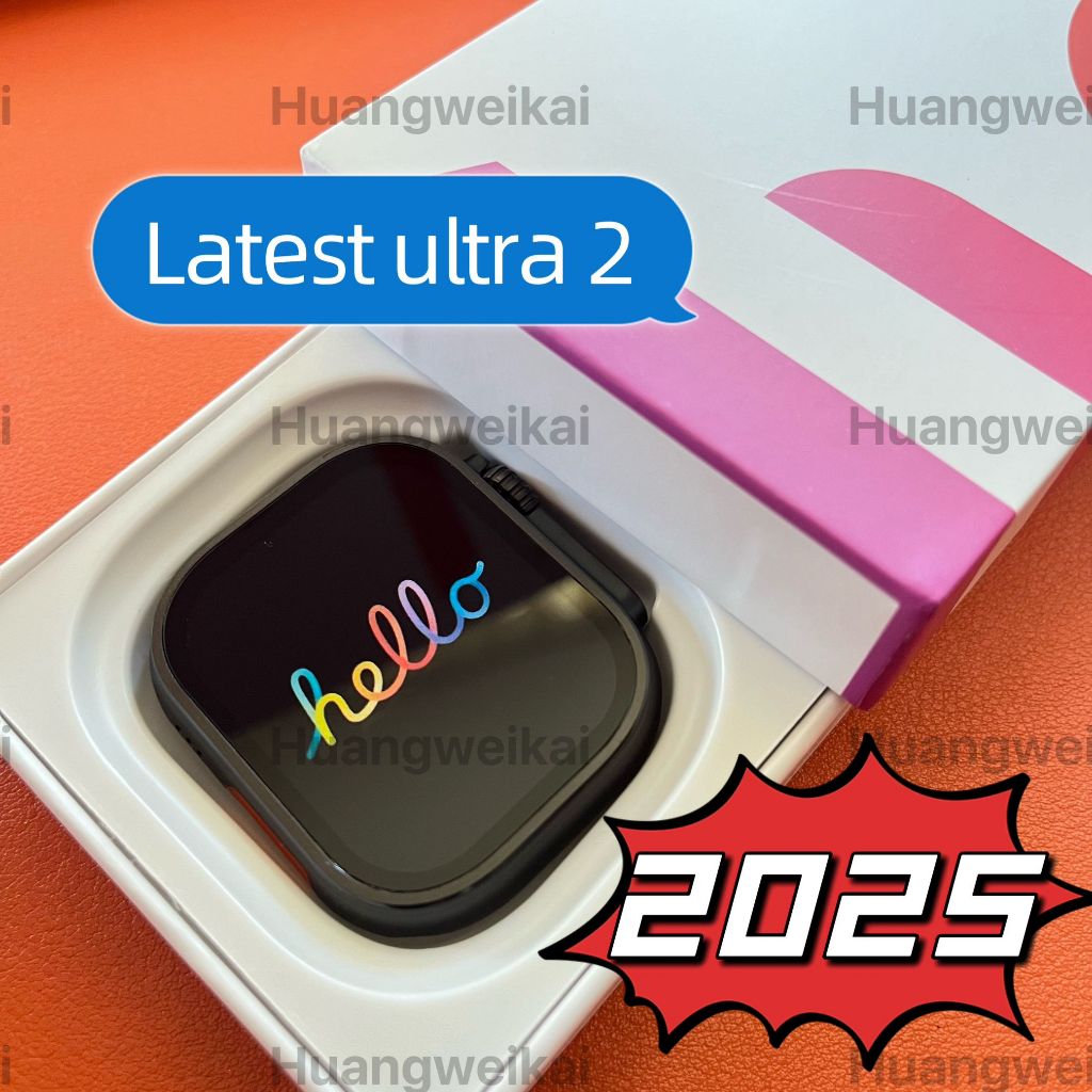 2025 ultra 2 TOP H14 ultra + pro update premium smartwatch watch 9 NFC 49mm h15 ultra + pro กีฬากลาง