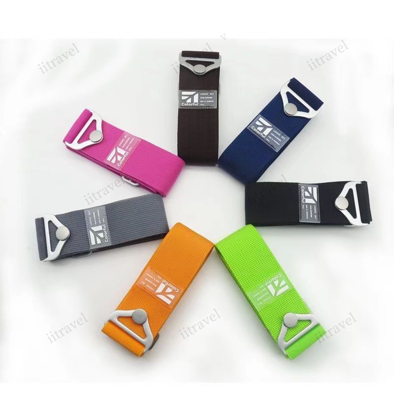 สายเข็มขัดรัดกระเป๋าเดินทาง 200 ซม สามารถปรับยืดได้ มีความยืดหยุ่น สายรัดกระเป๋า