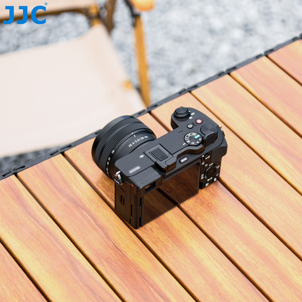 JJC TA-A6700 กล้องโลหะ Thumb Grip สําหรับ Sony A6700 ที่จับนิ้วหัวแม่มือกล้อง อะลูมิเนียมอัลลอย อุปกรณ์เสริม สําหรับ