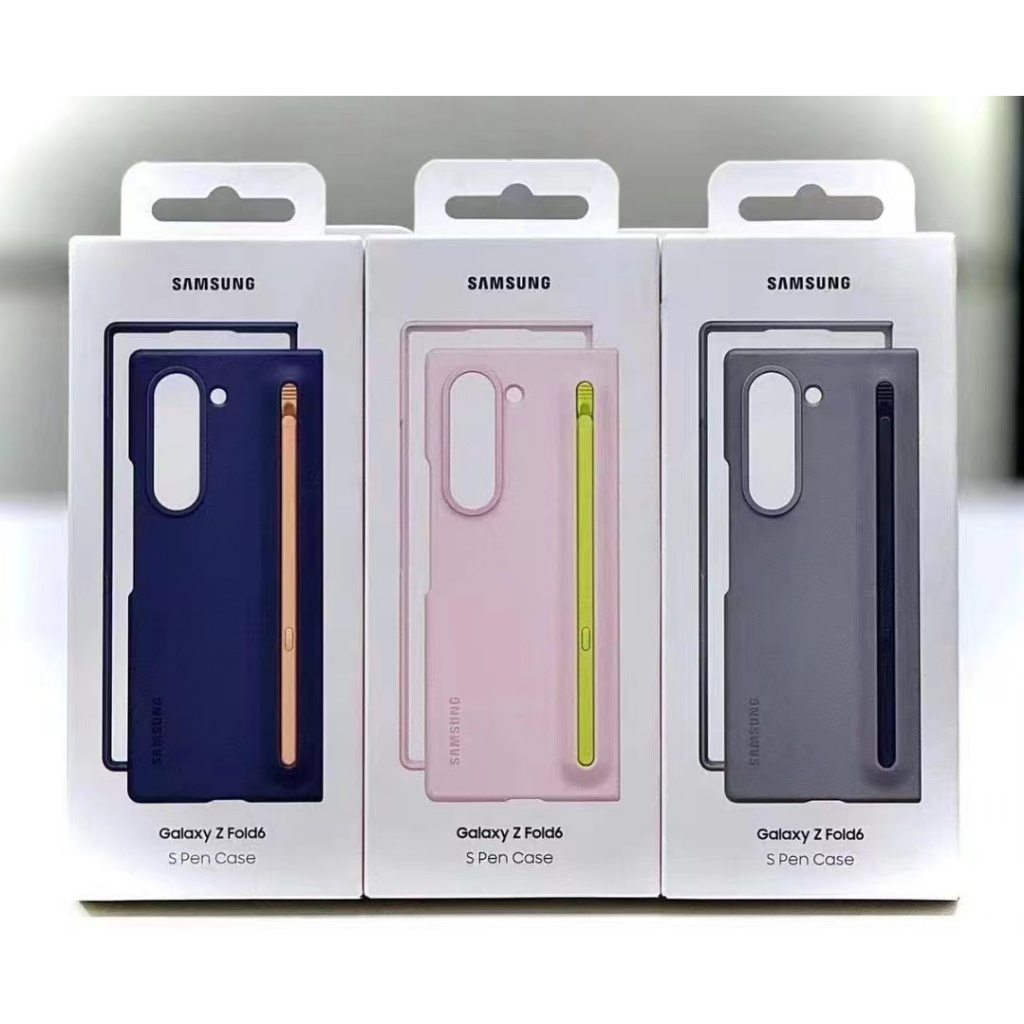 Original Samsung Galaxy Fold 6 Pen Slot Case Full Protective Stylus S Pen Holder Cover