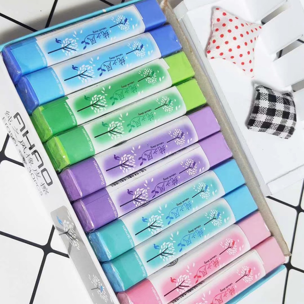 สีแคนดี้น่ารักยางลบยางฝุ่นฟรียางลบอุปกรณ์การเรียนนักเรียน
