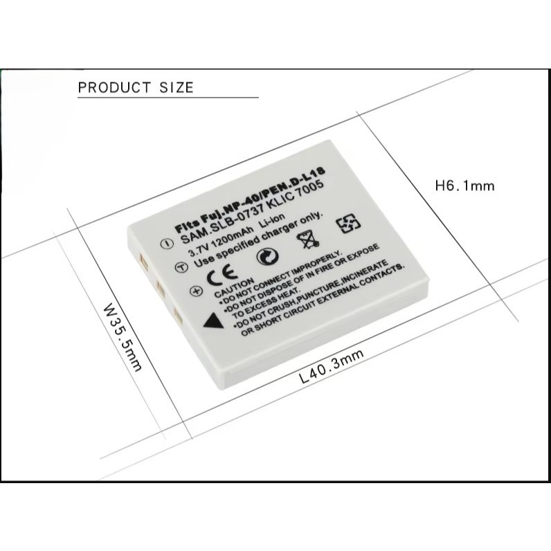 Fuji FNP-40 เครื่องชาร์จแบตเตอรี่กล้องและแบตเตอรี่ เครื่องชาร์จแบตเตอรี่