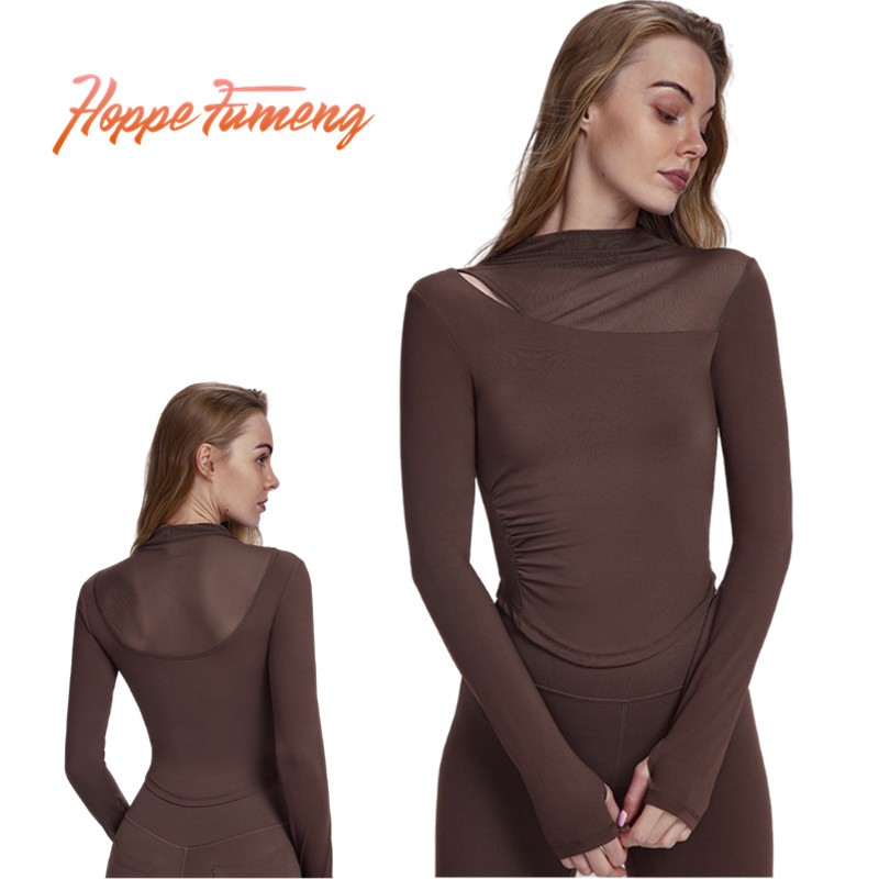 [Hoppe Fumeng] เสื้อยืดบุนวมผู้หญิงแขนยาวมาใหม่