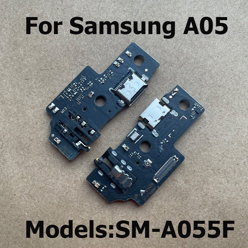 สําหรับ Samsung Galaxy A05 A055F USB ชาร์จ Dock Board Fast Charger Connector อะไหล่ซ่อมเปลี่ยน SM-A055F SM-A055F/DS SM-A055M SM-A055M/DS
