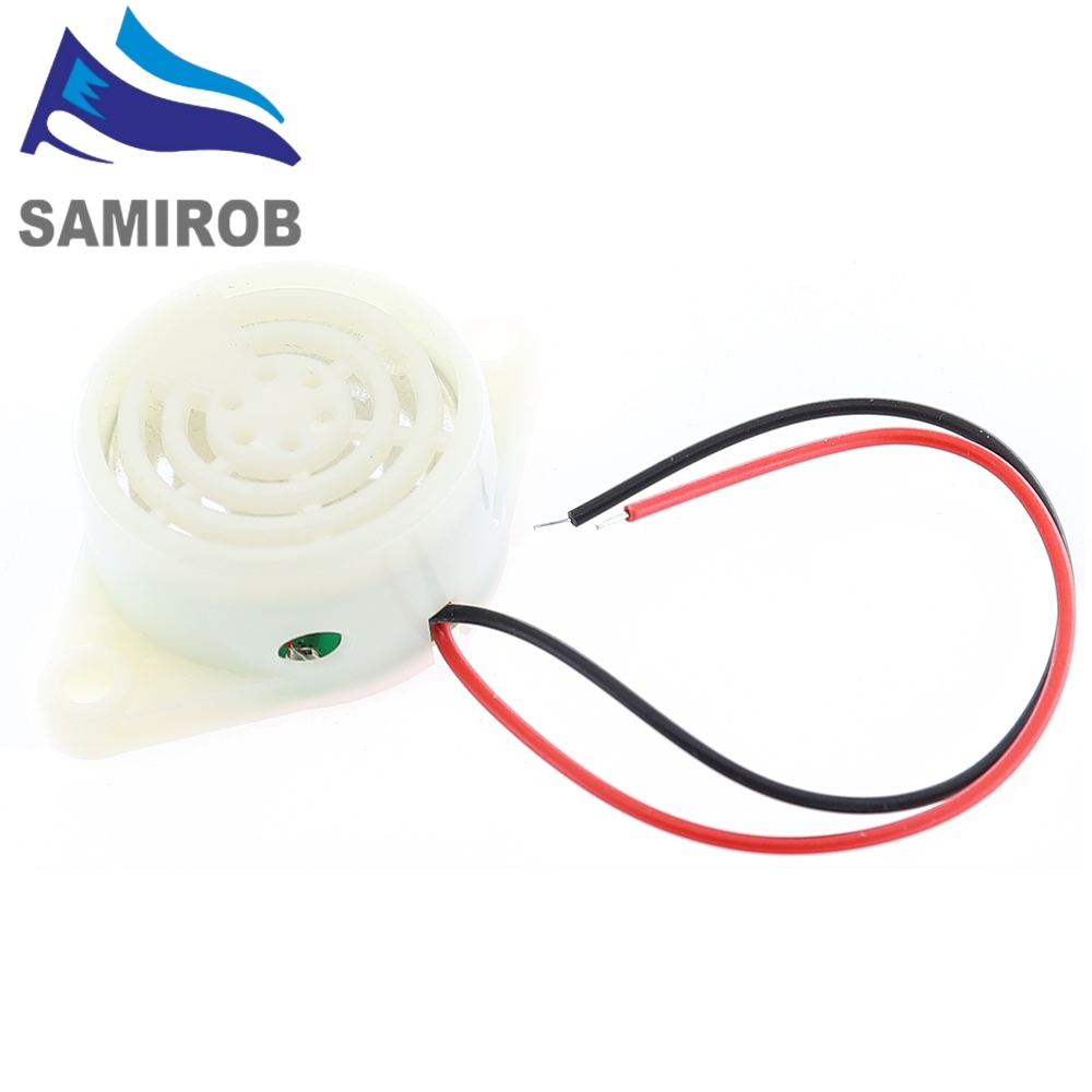95db Alarm High-decibel 3-24V 12V อิเล็กทรอนิกส์ Buzzer Beep Alarm ต่อเนื่อง Beep สําหรับ Arduino SFM-27