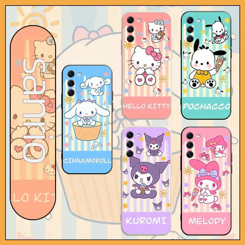 เคสสําหรับ Samsung S9 S20 S24 Plus ULTRA FE sanrio kuromi Melody TPU Matte Case Soft Cover