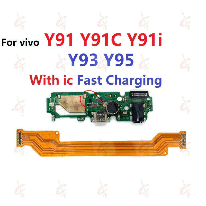 แพรตูดชาร์จ ตูดชาร์จ (Charging board) สําหรับ VIVO Y91C Y93 Y91 Y91i Y95 แพรต่อจอ (Board Flex) 1807 1814 1815 1816 1817 1820 1818
