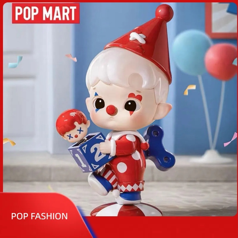 Popmart Bubble Marte HACIPUPU Amazing Clown hand dangle แนวโน้มน่ารักของเล่นตกแต่งของขวัญ
