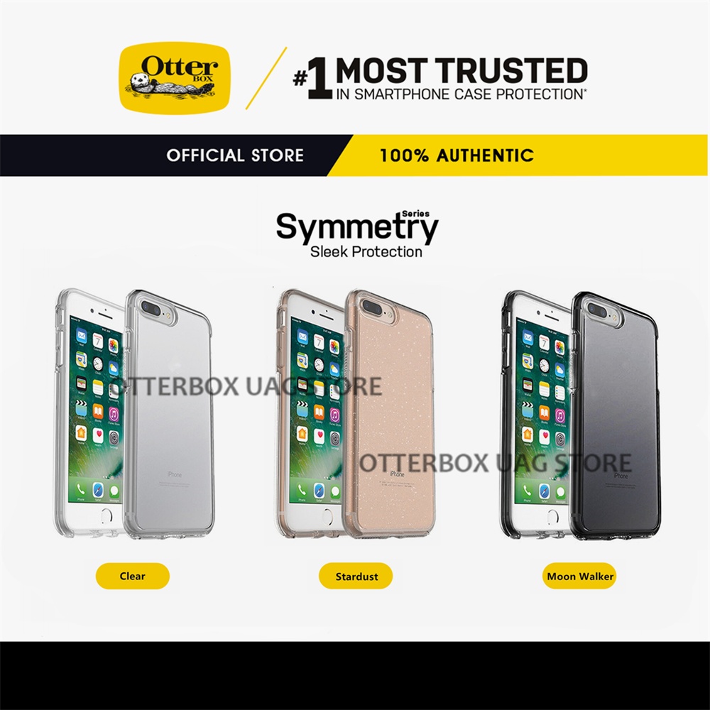 เคส OtterBox รุ่น Symmetry Clear / Stardust Series - iPhone 8 7 Plus / SE2 / XS Max / XR / XS / X / 11 Pro Max / 12 13 14 15 Pro Max / 12 13 Mini / 14 15 Plus