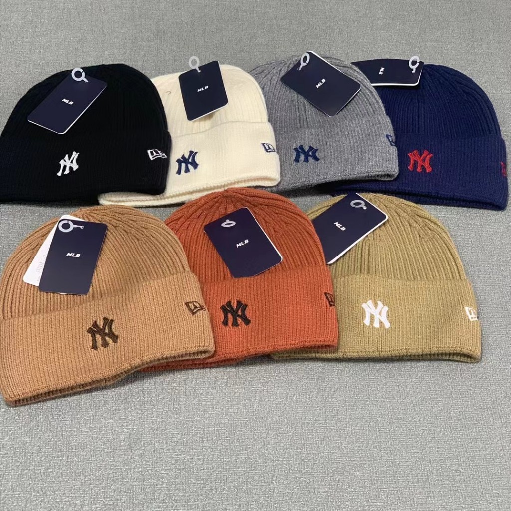 Beanies หมวกบีนนี่ ผ้าวูลถัก ลายหัวกะโหลก แฟชั่นฤดูใบไม้ร่วง และฤดูหนาว สไตล์เกาหลี สําหรับผู้หญิง และผู้ชาย