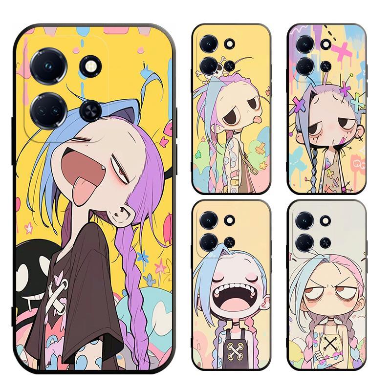 Infinix Note 40 4G Note Zero 30 30I 40 Pro + GT 10 Pro VIP X6833B X6711 X678B X6710 X6739 X6731 4G 5G LOL Jinx Casing Soft Case Cover