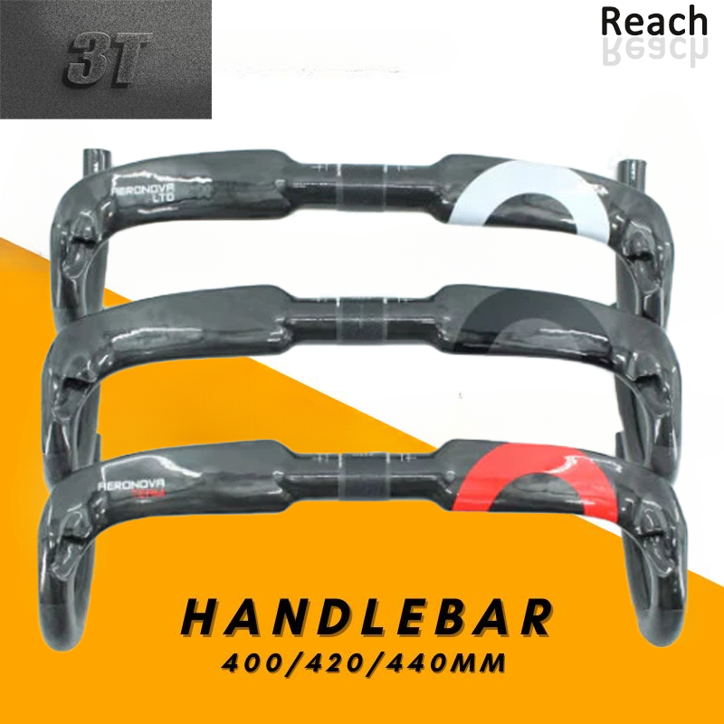 3t คาร์บอนไฟเบอร์ MTB จักรยาน Handlebar UD/Glossy Aero Drop Bar Fr MTB จักรยานเสือหมอบ/จักรยานอุปกรณ