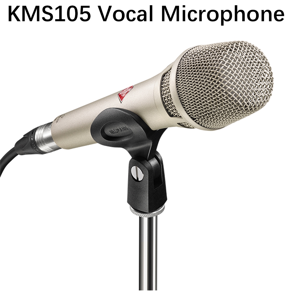 Neumann KMS105 ไมโครโฟนคอนเดนซาดอร์เสียงร้องสําหรับโบสถ์เวทีสตูดิโอ Tiktok ถ่ายทอดสด