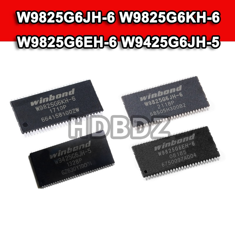 1~5pcs  W9825G6JH-6 W9825G6KH-6 W9825G6EH-6 W9425G6JH-5 TSOP-54  ชิปหน่วยความจํา IC SMD