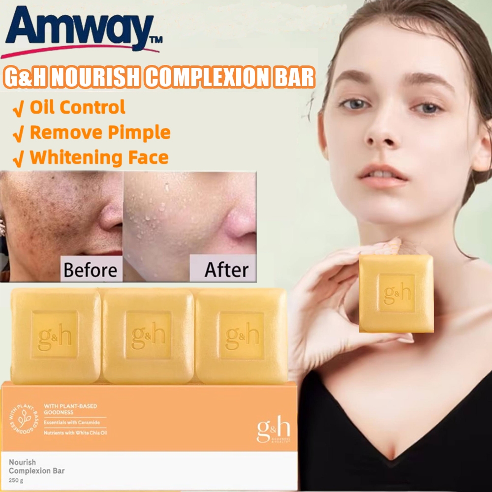 Amway Soap Body Wash & Soap G&H NOURISH + Complexion Bar สบู่น้ําผึ้ง PROTECT + สบู่ก้อนผิวสิวโรคสะเ