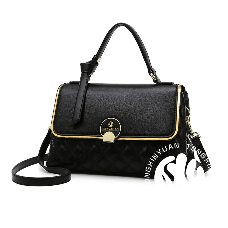 TXY High-End Messenger Bag/กระเป๋าถือสุภาพสตรีเพชรความจุขนาดใหญ่/All-Match Messenger Bag