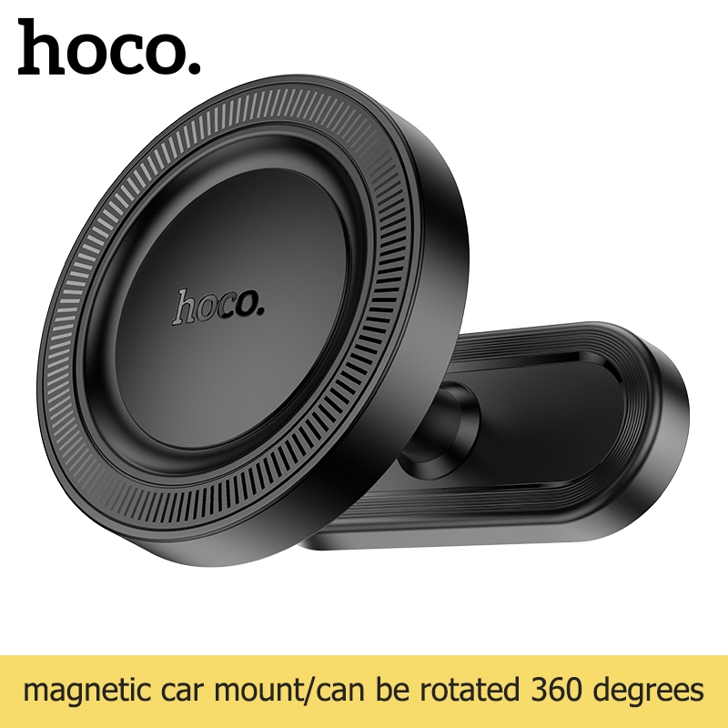 Hoco H58 Universal แหวนแม่เหล็กที่วางโทรศัพท์ในรถยนต์ Mount 360 หมุนที่วางโทรศัพท์มือถือขาตั้งคอนโซล