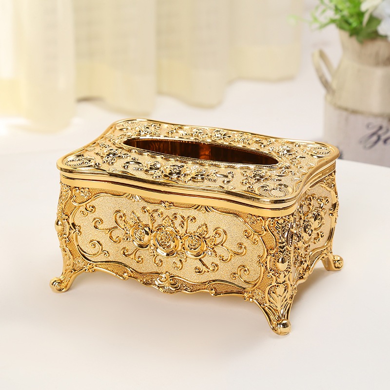 【ไม่ทราบ】กล่องใส่กระดาษทิชชู่ สไตล์วินเทจ อุปกรณ์เสริม สําหรับรถยนต์