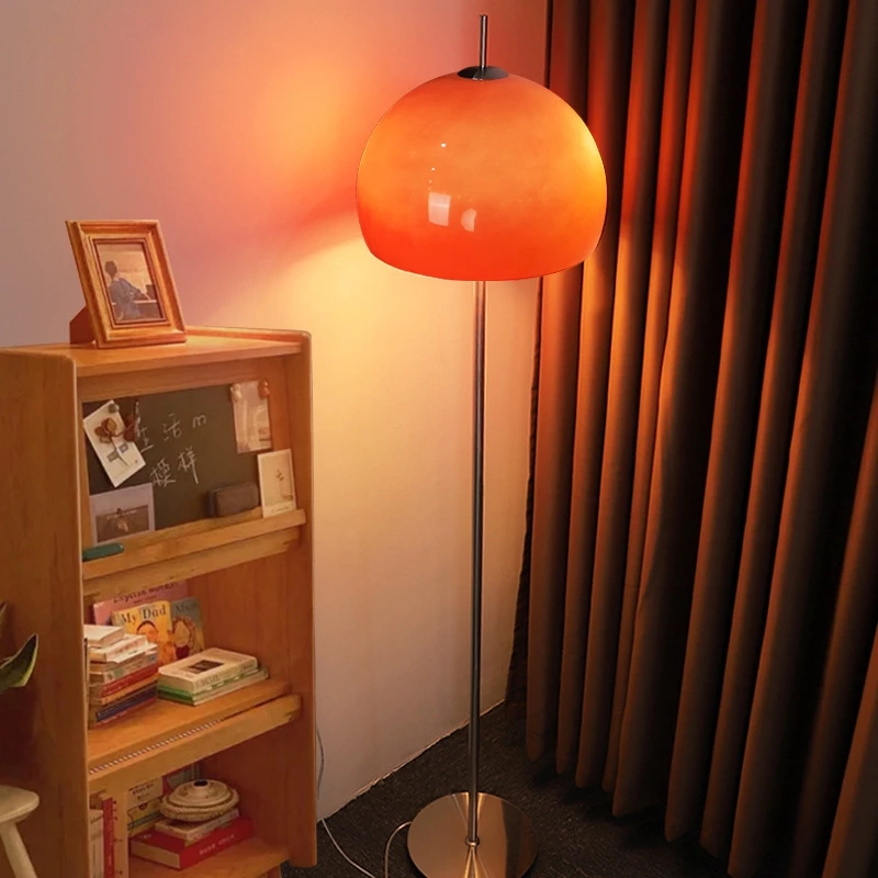 โคมพื้น led โคมไฟวินเทจ ห้องนั่งเล่น โคมไฟข้างเตียง ห้องนอน กระจก
