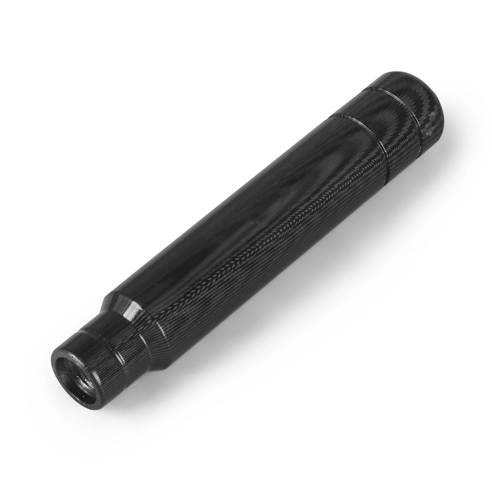 5 ความเร็วคาร์บอนไฟเบอร์สีดํา 85 มม.90 มม.130 มม.180 มม.เกียร์ Shift Knob เกียร์ธรรมดาอลูมิเนียม Shifter Lever Knob - รูปที่ 3