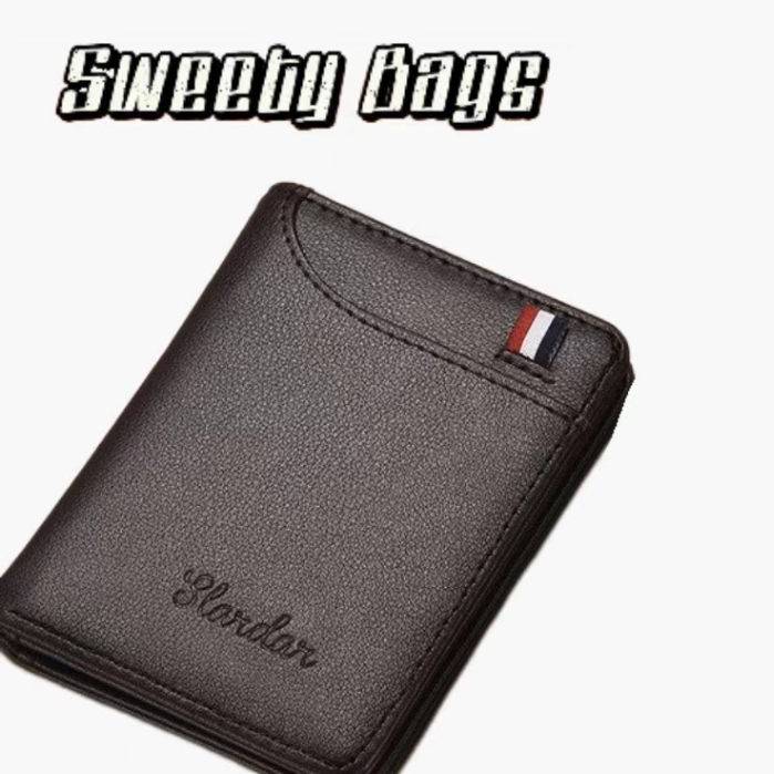 Sweety Bags กระเป๋าสตางค์ผู้ชาย กระเป๋าใส่บัตรแนวตั้ง มินิ