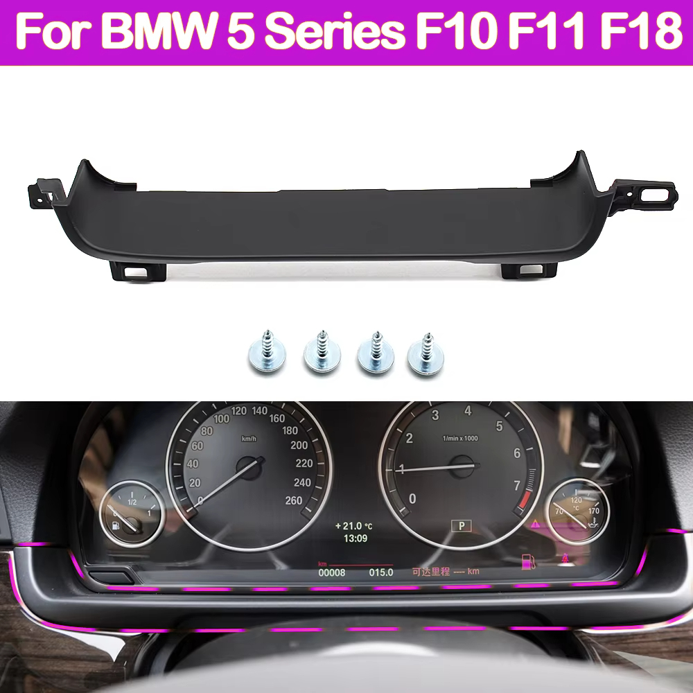 Rhd Dash บอร์ดเครื่องมือแผงฝาครอบ Trim สําหรับ BMW 5 Series F10 F11 520i 523i 525i 530 535i 514591955
