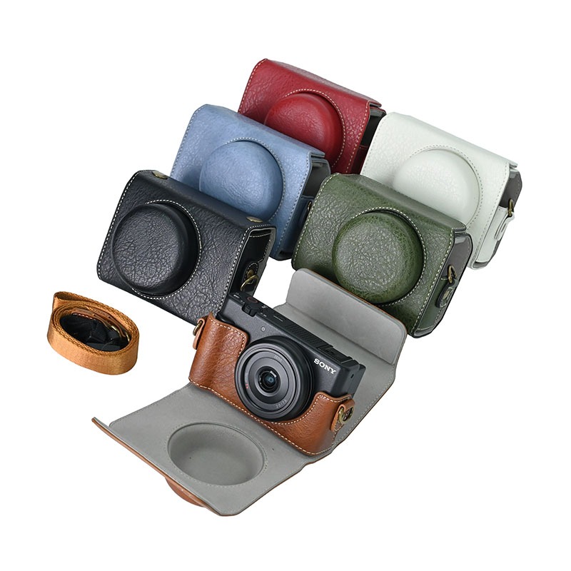 เคส ZV1F - เคสกล้องหนัง PU วินเทจสําหรับ Sony ZV1F ZV-1F/ZV-1M2/ZV-1 Mark II Vlog กล้อง - ZV-1 II เค