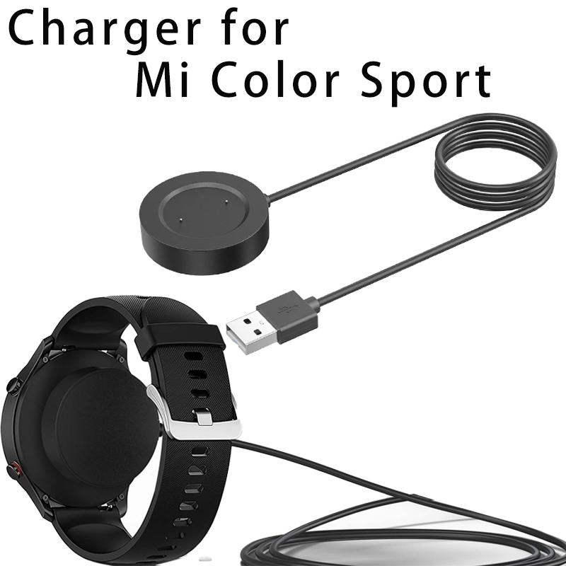 1M สายชาร์จ USB สําหรับ Xiaomi Mi สี 2/Mi S1 Active/Mi สี Sport Charger สายไฟสําหรับ Xiaomi Mi Watch