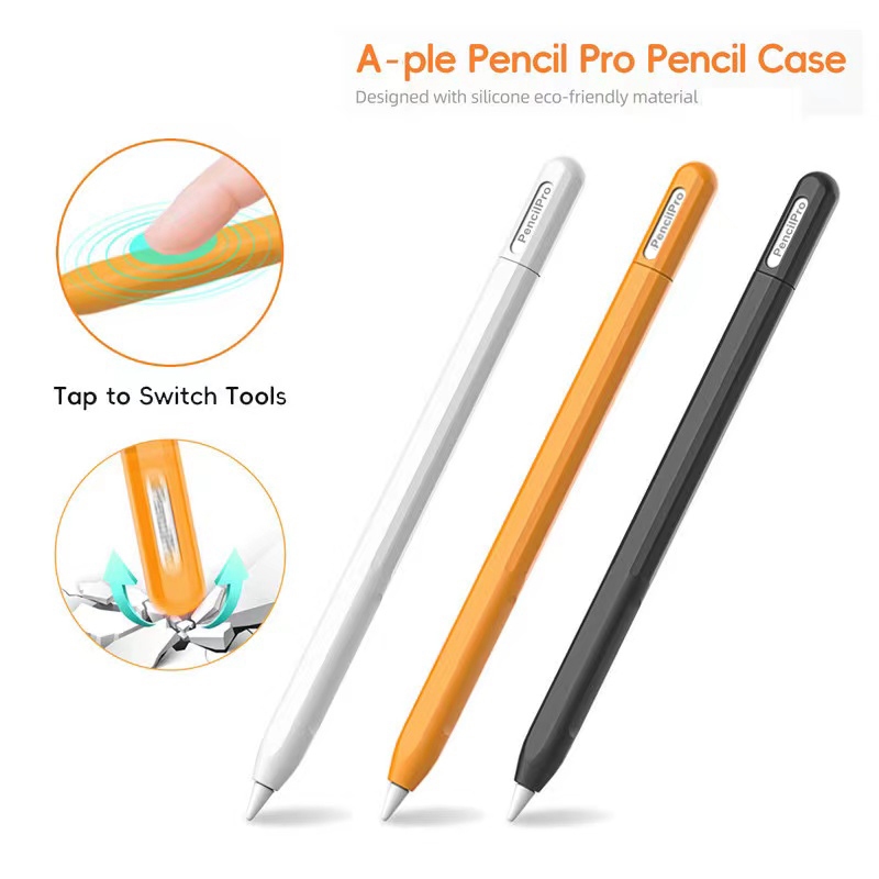 เคสซิลิโคนบางพิเศษสําหรับ Apple pencil pro ฝาครอบผิวรุ่นที่ 2 2024 ปลอกปากกาสไตลัส ipad