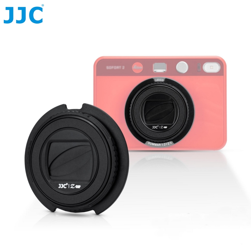 JJC Auto Lens Cap ฝาครอบเลนส์อัตโนมัติสําหรับ Leica SOFORT 2 กาวกล้อง Twist-Opening ประเภทฝาครอบเลนส์ Protector