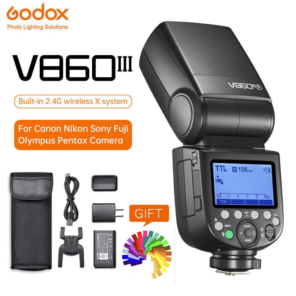 Godox V860III V860III-C V860III-N V860III-S V860III-F V860III-O Speedlite กล้องแฟลช TTL HSS แฟลชสําห