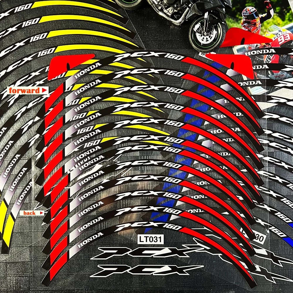 ZLWR สติ๊กเกอร์ติดล้อรถจักรยานยนต์ Honda PCX 160 thumbnail 5