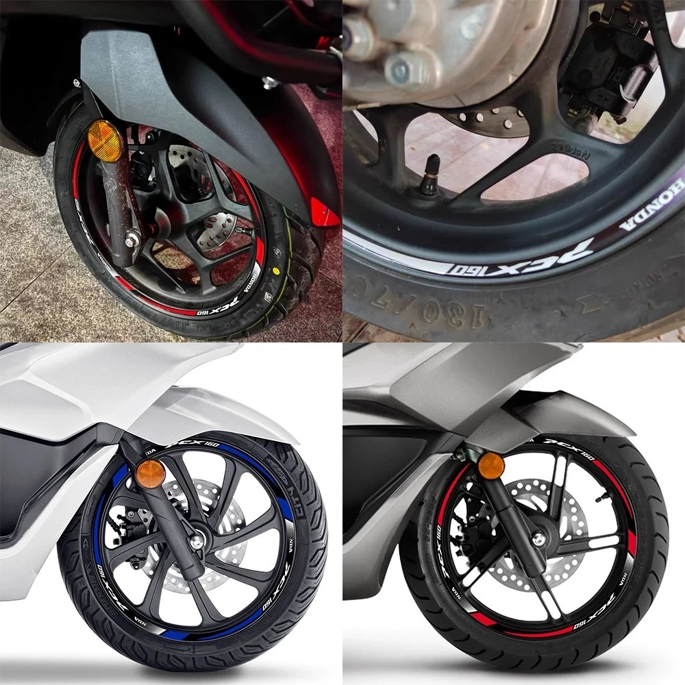 ZLWR สติ๊กเกอร์ติดล้อรถจักรยานยนต์ Honda PCX 160 thumbnail 3