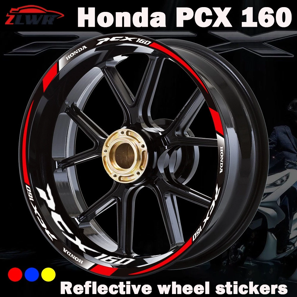 ZLWR สติ๊กเกอร์ติดล้อรถจักรยานยนต์ Honda PCX 160