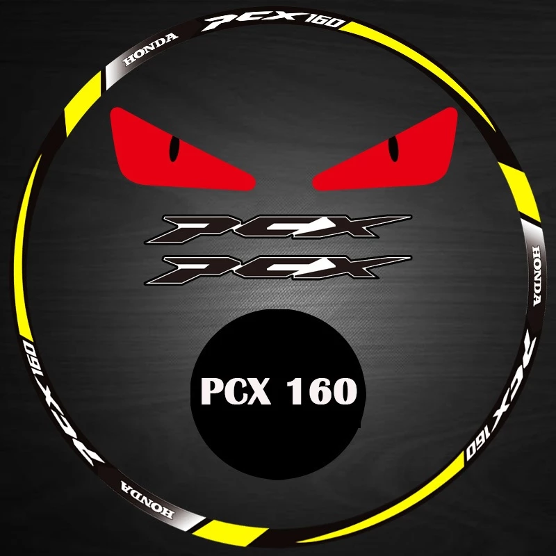 ZLWR สติ๊กเกอร์ติดล้อรถจักรยานยนต์ Honda PCX 160 thumbnail 8