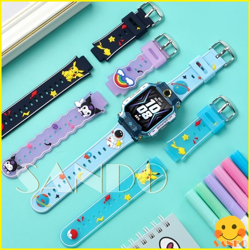 🔥พร้อมส่ง Imoo X10 นาฬิกาโทรศัพท์ Z7 Z1 สาย Z6 Imoo Z1 สายนาฬิกาซิลิโคนลายการ์ตูนน่ารักสําหรับ imoo 