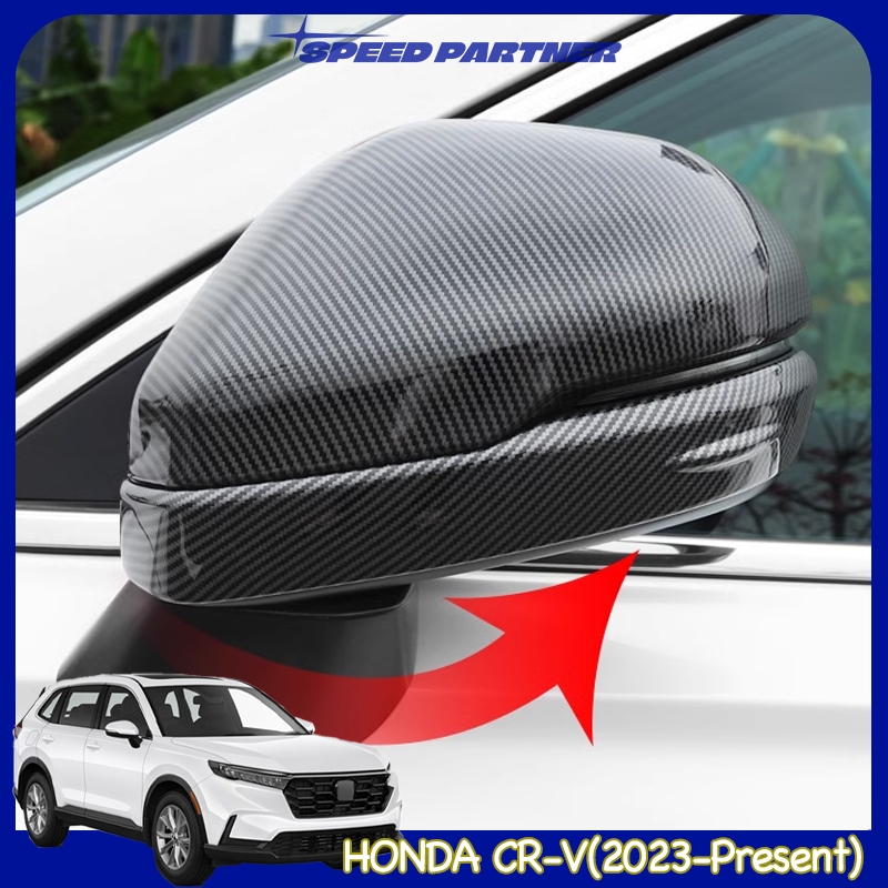 Honda CR-V Carbon fiber/Bright Black กระจกมองหลังส่วนล่างสําหรับ CRV G6 (2023-2024)