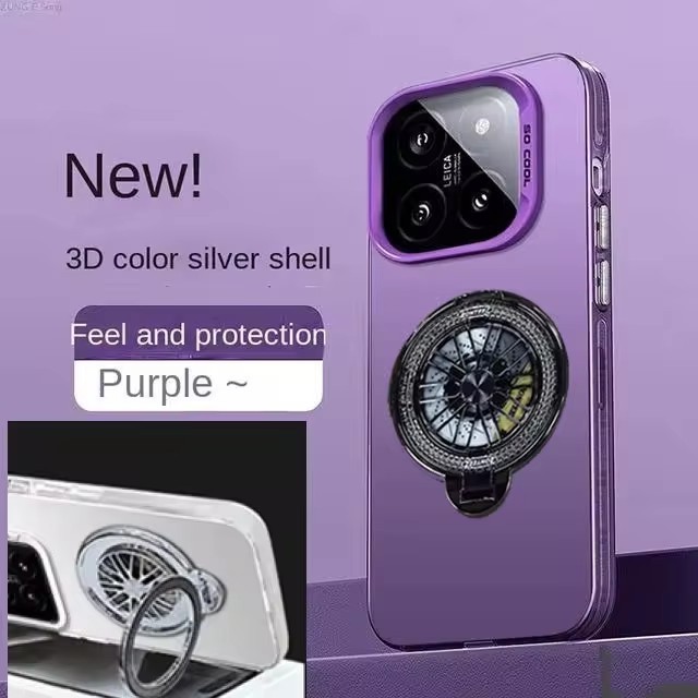ไร้สายชาร์จขาตั้งสําหรับxiaomi 14 14t 13 13t 12 12s 12x 12t 11 lite ultra poco f6 f5 f4 gt f3 x6 pro redmi 14c note14 k70 k70e Semi-โปร่งใส