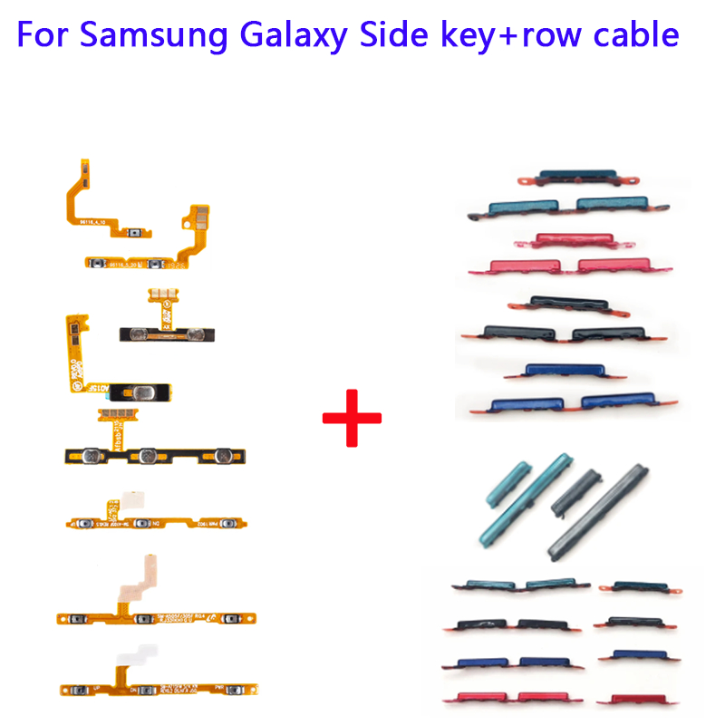 SAMSUNG สําหรับsamsung Galaxy A01 A10S A20S A21S A30S A50S A10 A11 A20 A30 A31 A40 A50 A60 A51 A70 A71 เปิด/ปิดปุ่มสวิทช์ด้านข้างปุ่มปรับระดับเสียงลงปุ่ม FlexสายS