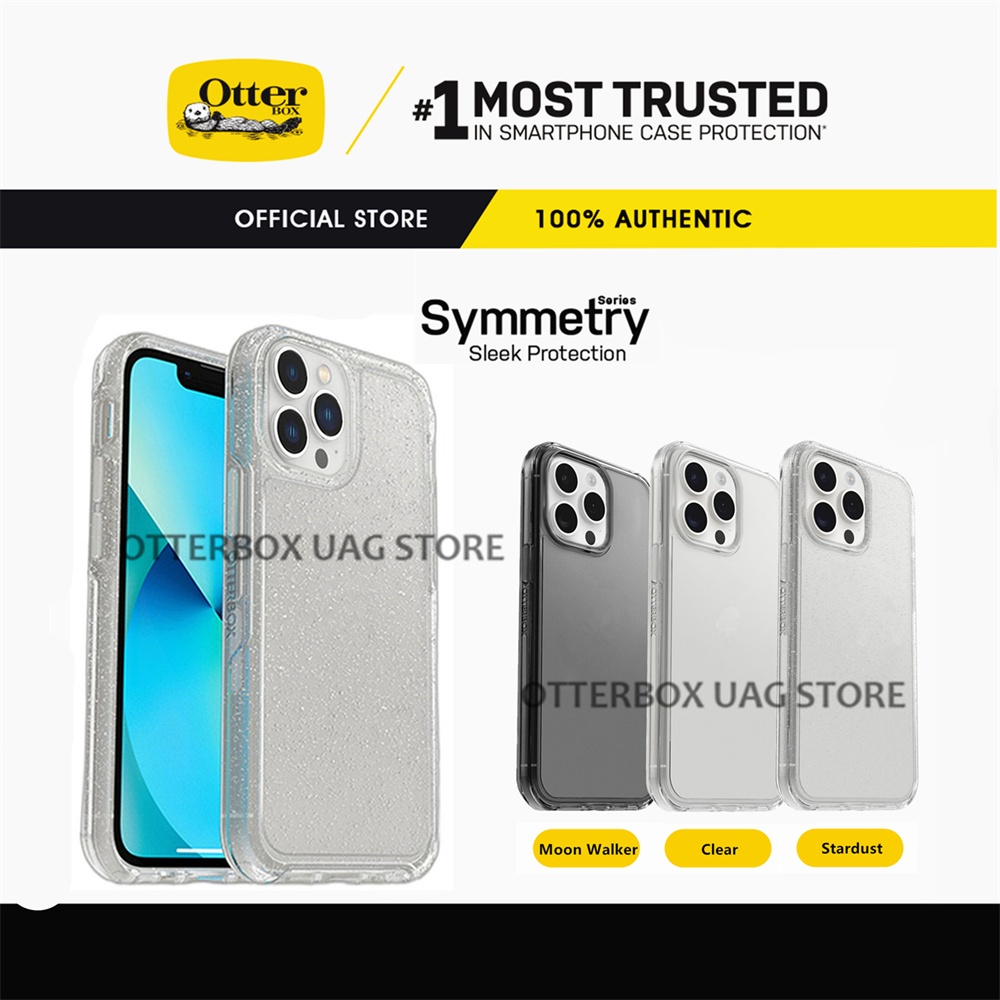 OtterBox Symmetry Clear / Stardust Series สําหรับ iPhone 16 15 14 13 Pro Max / 16 15 14 Plus / 13 12 Mini / 12 11 Pro Max / 11 Pro / 11 / XS Max / XR / XS / 8 7 Plus / SE2 เคสโทรศัพท์