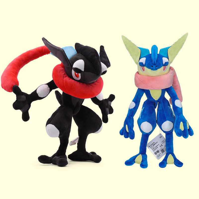 28 ซม.-33 ซม.Plush Greninja ตุ๊กตาของเล่นอะนิเมะสัตว์กระเป๋า Monster ตุ๊กตานุ่มตุ๊กตาของเล่นเด็กเด็กของขวัญวันเกิด