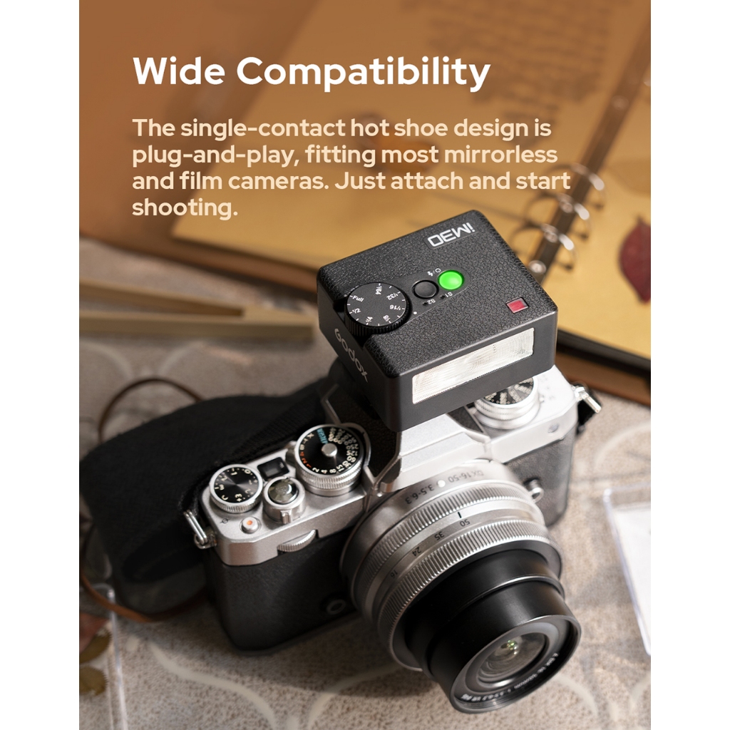 Godox IM30 iFlash Camera แฟลช Small Build Bright Field