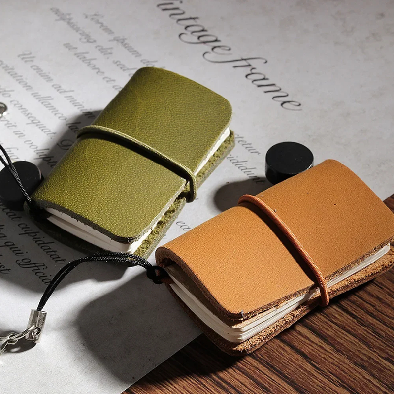 Vintage Handmade หนังโน้ตบุ๊ค Mini Pocket Notepad To Do List แบบพกพาไดอารี่สมุดบันทึก Planner Schedule Organizer Kawaii เครื่องเขียน ราคา ถูกที่สุด ดีลบีเคเค
