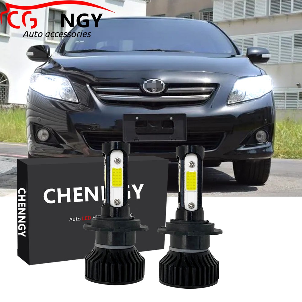 สําหรับ Toyota Altis E140 2006-2012 (โคมไฟไฟหน้า) - ด้านหน้า LED ไฟหน้าหลอดไฟชุดแปลง 6000K 12V-32V ส