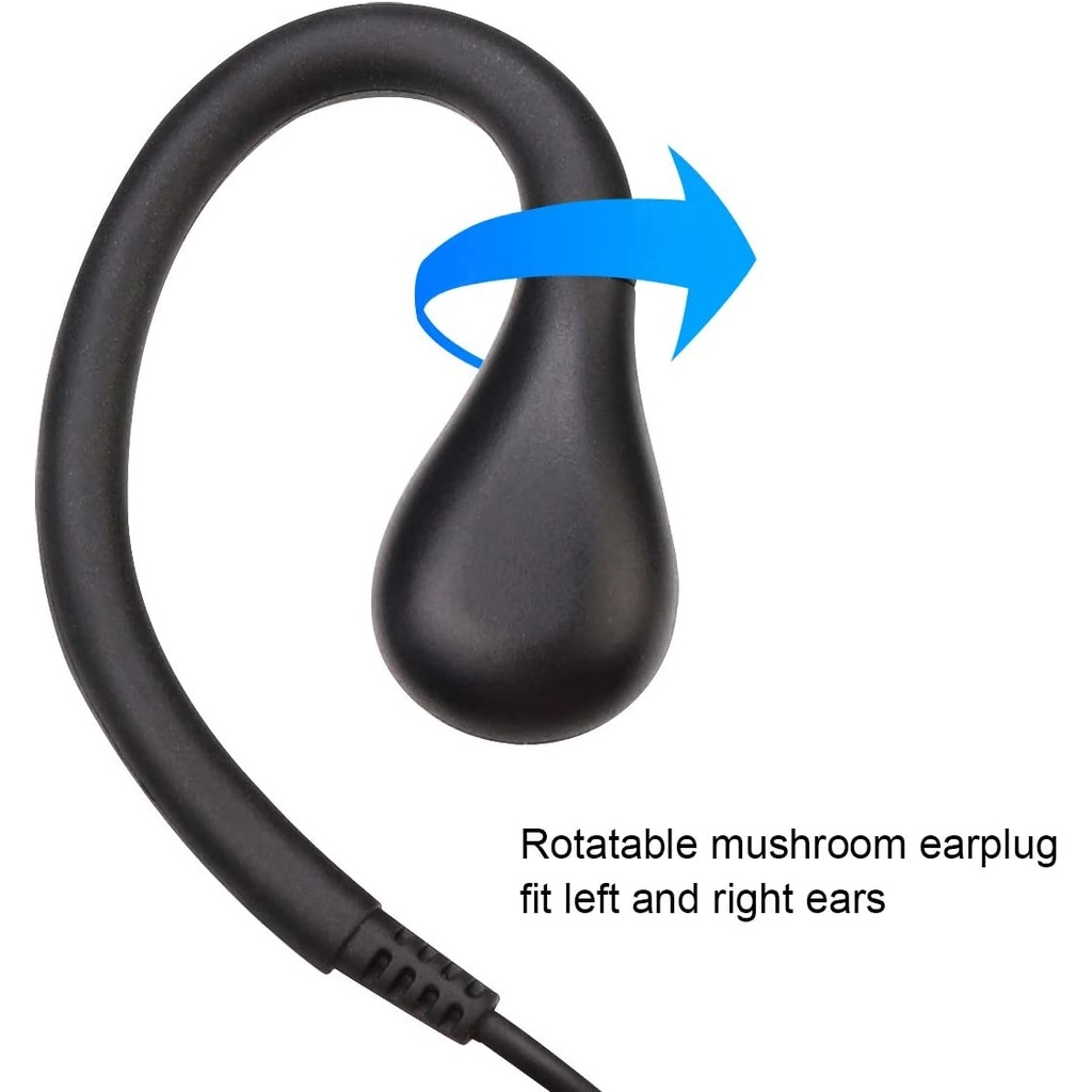 Retevis L51 พร้อม EEK007 2pin Earhook Earpiece