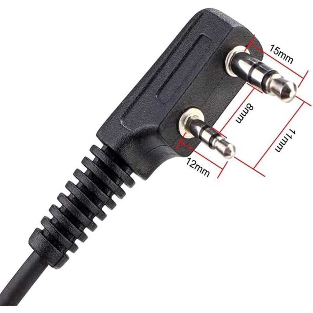 Retevis L51 พร้อม EEK007 2pin Earhook Earpiece